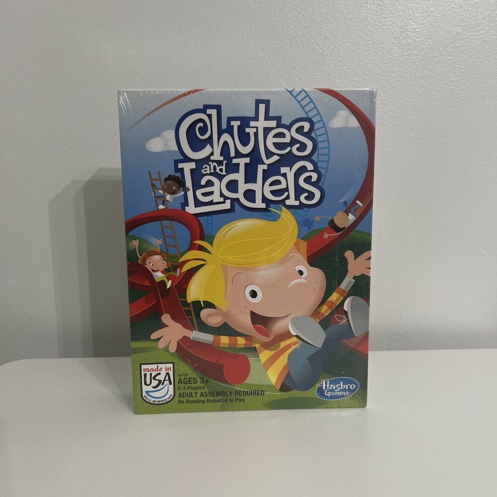 Chutes and Ladders Hasbro Gaming 2013 Sealed